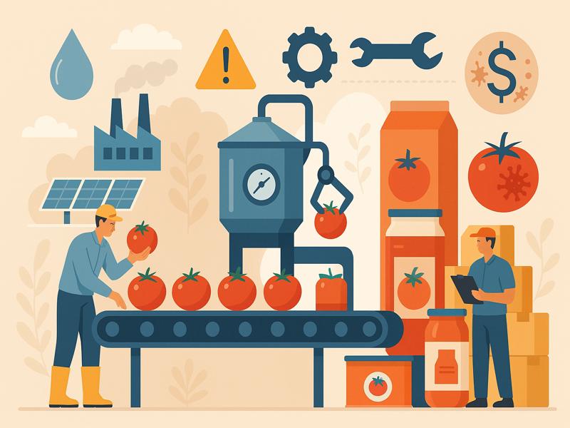 Challenges Faced by Tomato Processing Plants