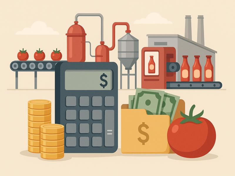 Cost to Own a Tomato Processing Factory