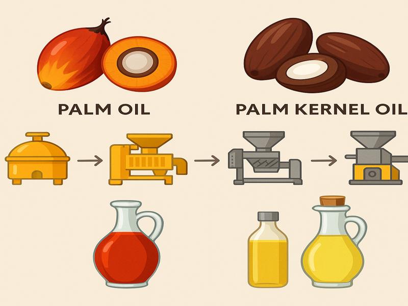 Palm Oil vs. Palm Kernel Oil Mill
