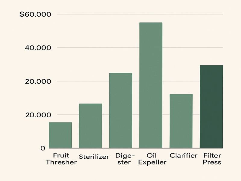 Price Ranges of Common Palm Oil Machines