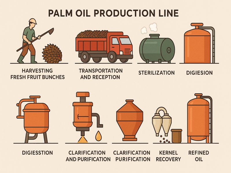 Refined Palm Oil Production Line