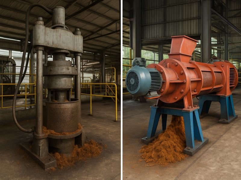 Hydraulic vs. Screw Press Palm Press Machine