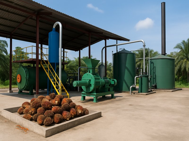 Set Up Small Palm Oil Mill in Indonesia