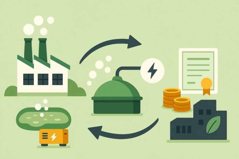 Palm Oil Processing Plants Benefit from Carbon Credits