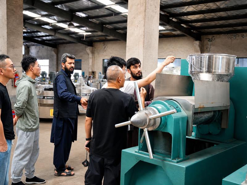Inspecting equipment at the factory site