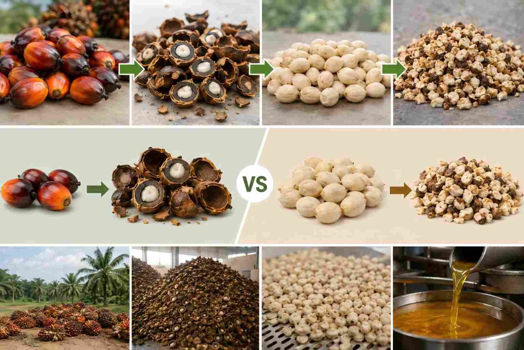 Difference of Palm Nut Crusher vs Palm Kernel Crusher