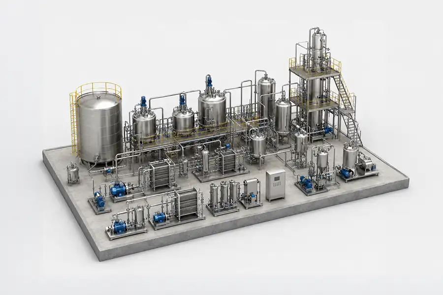 Medium-Scale Palm Oil Refinery Plant