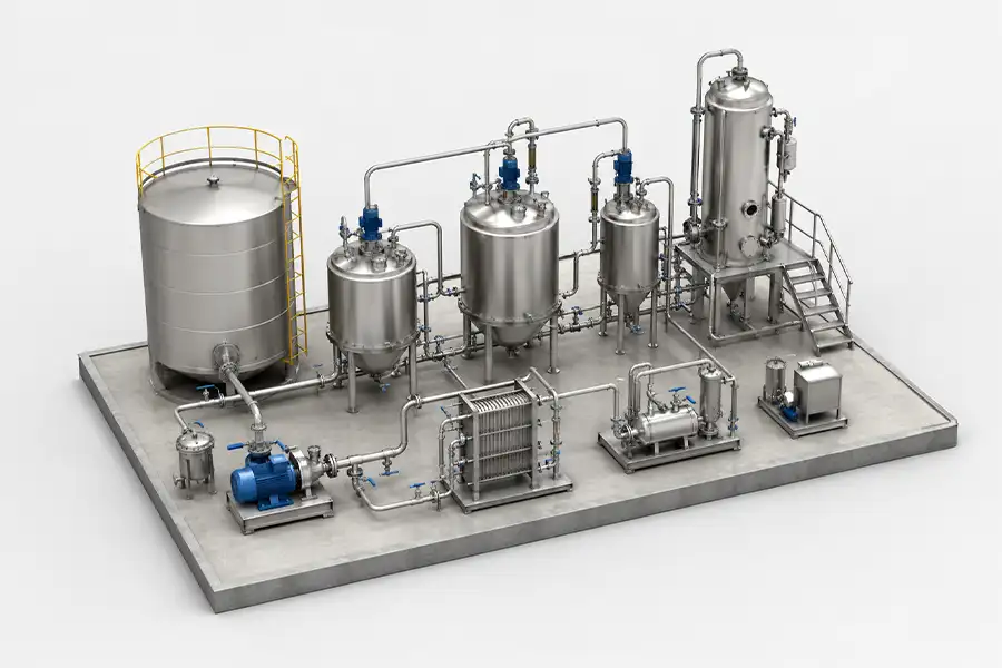 Small-Scale Palm Oil Refinery Plant