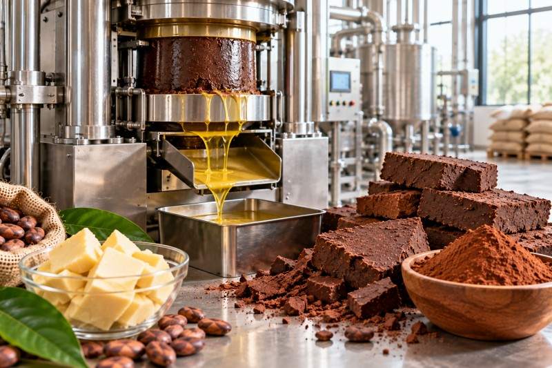 Cocoa Press Cake Fat Content