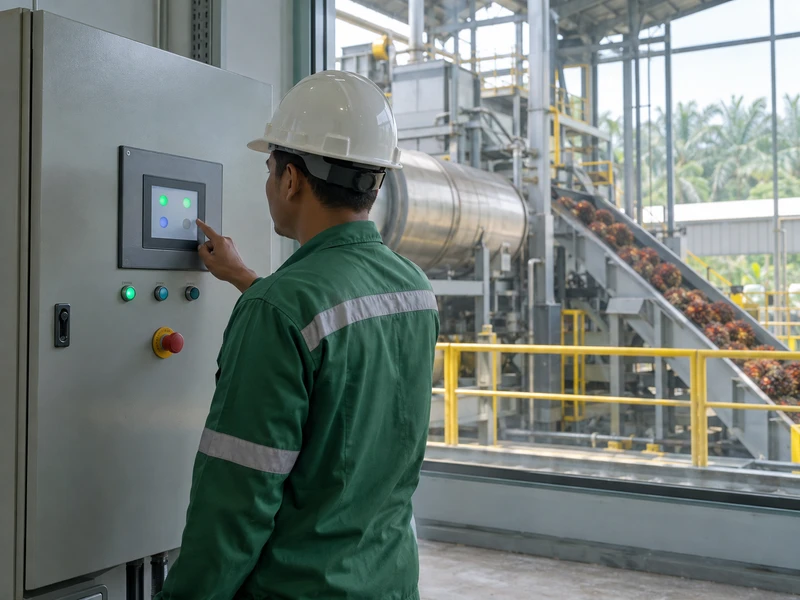 Palm Oil Processing Control Panel